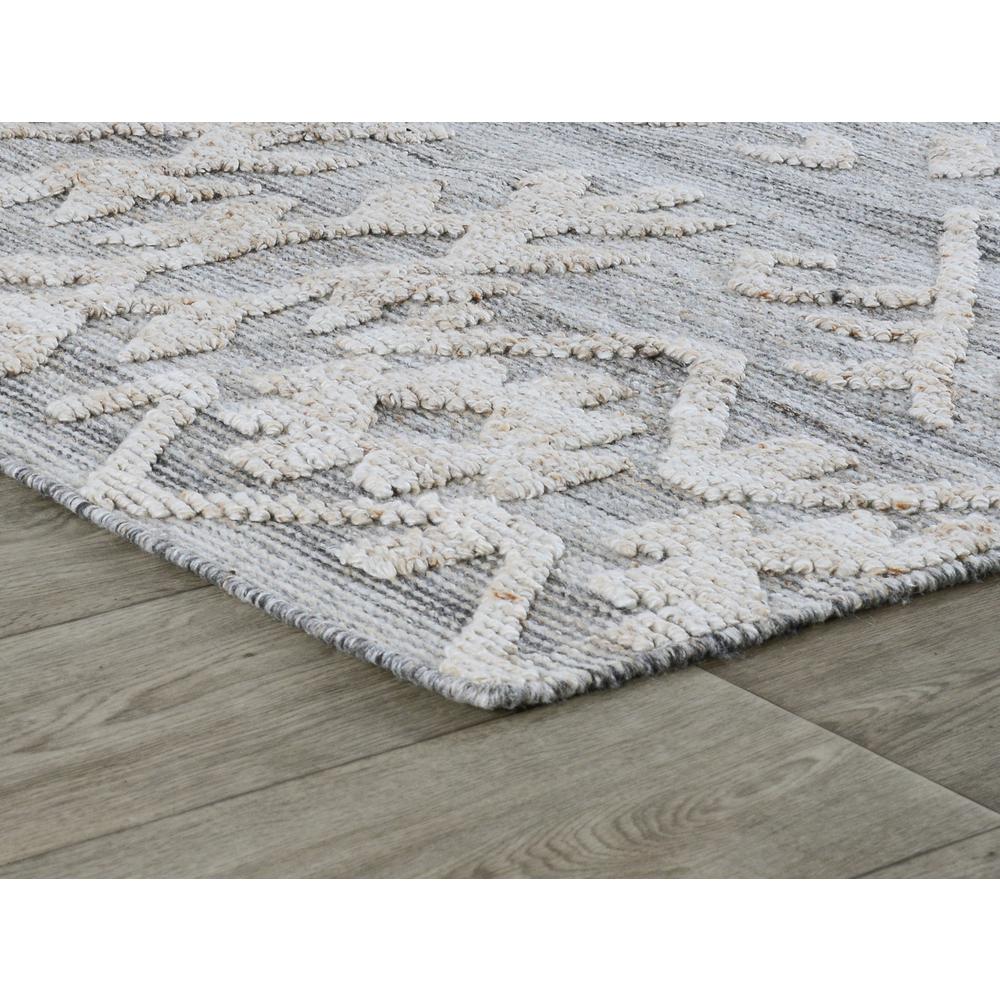 Hoeft 2x3 Indoor Outdoor Handwoven Gray Multi Area Rug by Kosas Home