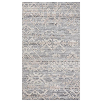 Hoeft 2x3 Indoor Outdoor Handwoven Gray Multi Area Rug by Kosas Home