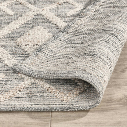 Hoeft Indoor Outdoor Handwoven Gray Multicolor Area Rug by Kosas Home