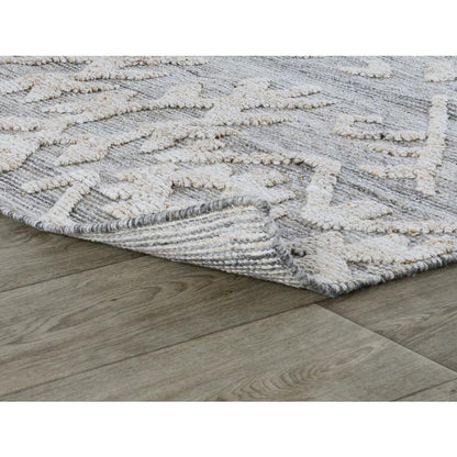 Hoeft 9x12 Indoor Outdoor Handwoven Gray Multi Area Rug by Kosas Home