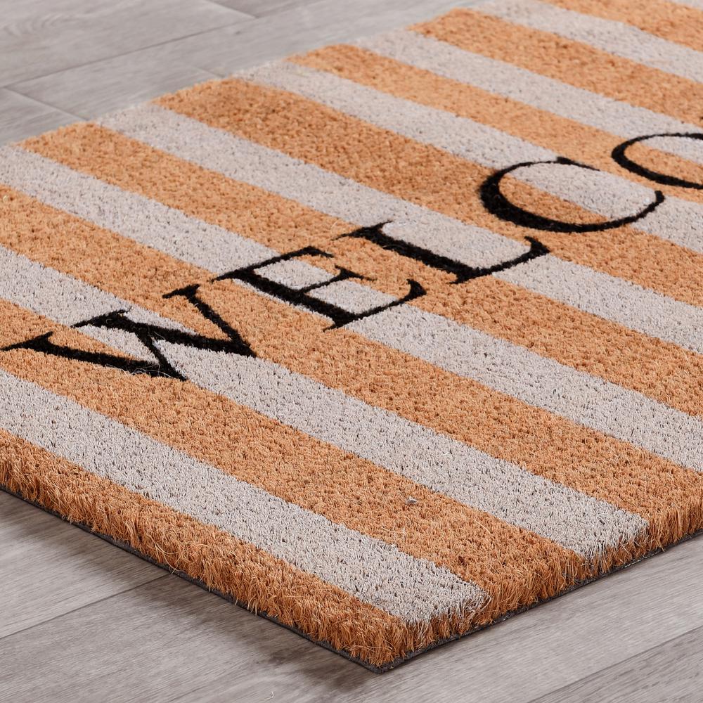 Striped 24x36 Welcome Doormat by Kosas Home