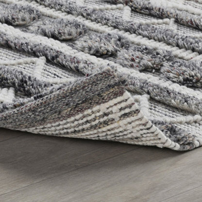 Tonopah 2.6'x8' Indoor Outdoor  Sustainable Fabric Handwoven Ivory Accent Rug
