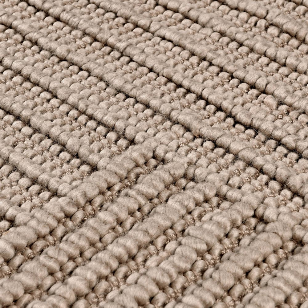 Clayton 5'x8' Recycled Fabric Handwoven Sustainable Beige Accent Area Rug