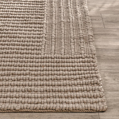 Clayton 5'x8' Recycled Fabric Handwoven Sustainable Beige Accent Area Rug