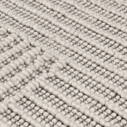 Clayton 9'x12' Recycled Fabric Handwoven Sustainable Gray Accent Area Rug