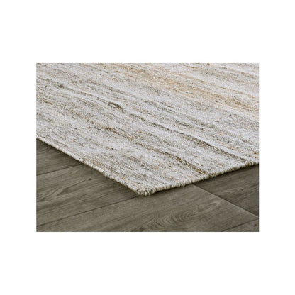 Oscoda 5x8 Handwoven Fog Gray Area Rug by Kosas Home