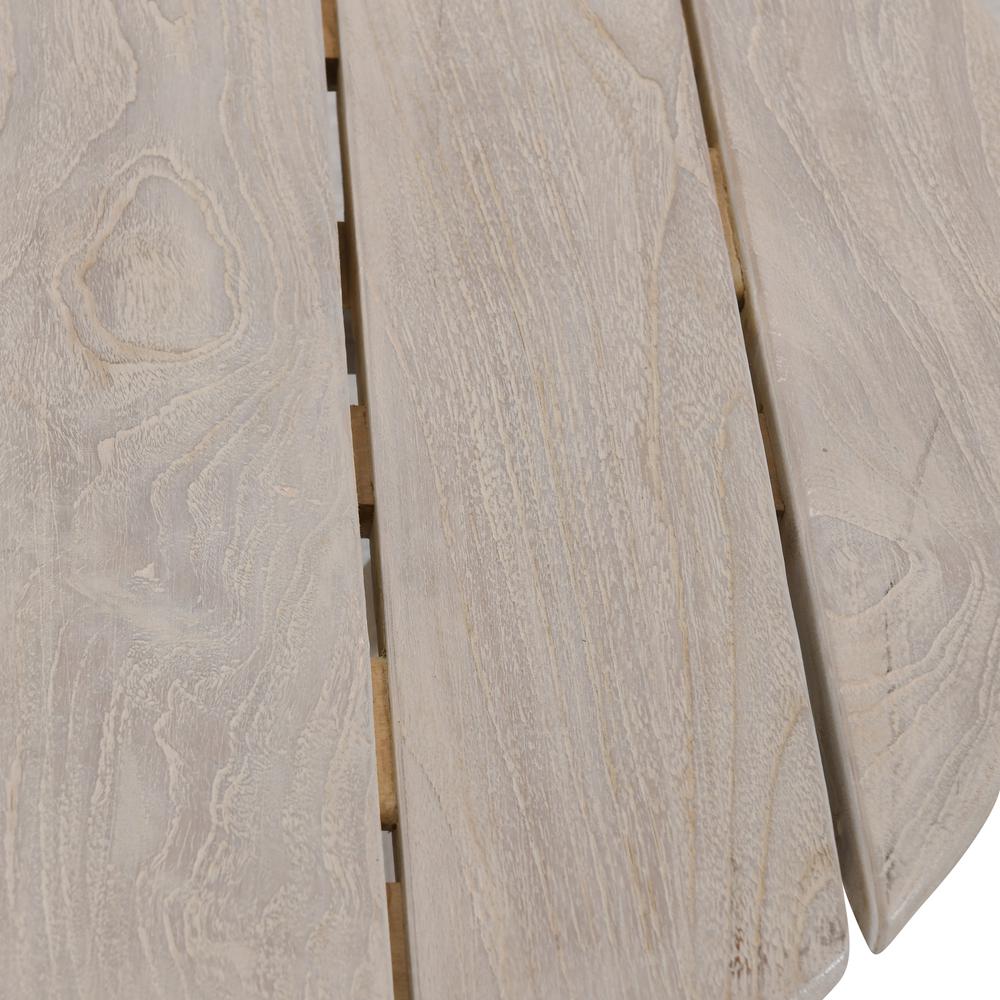 Dawn 31.5" Outdoor Round Coffee Table Gray