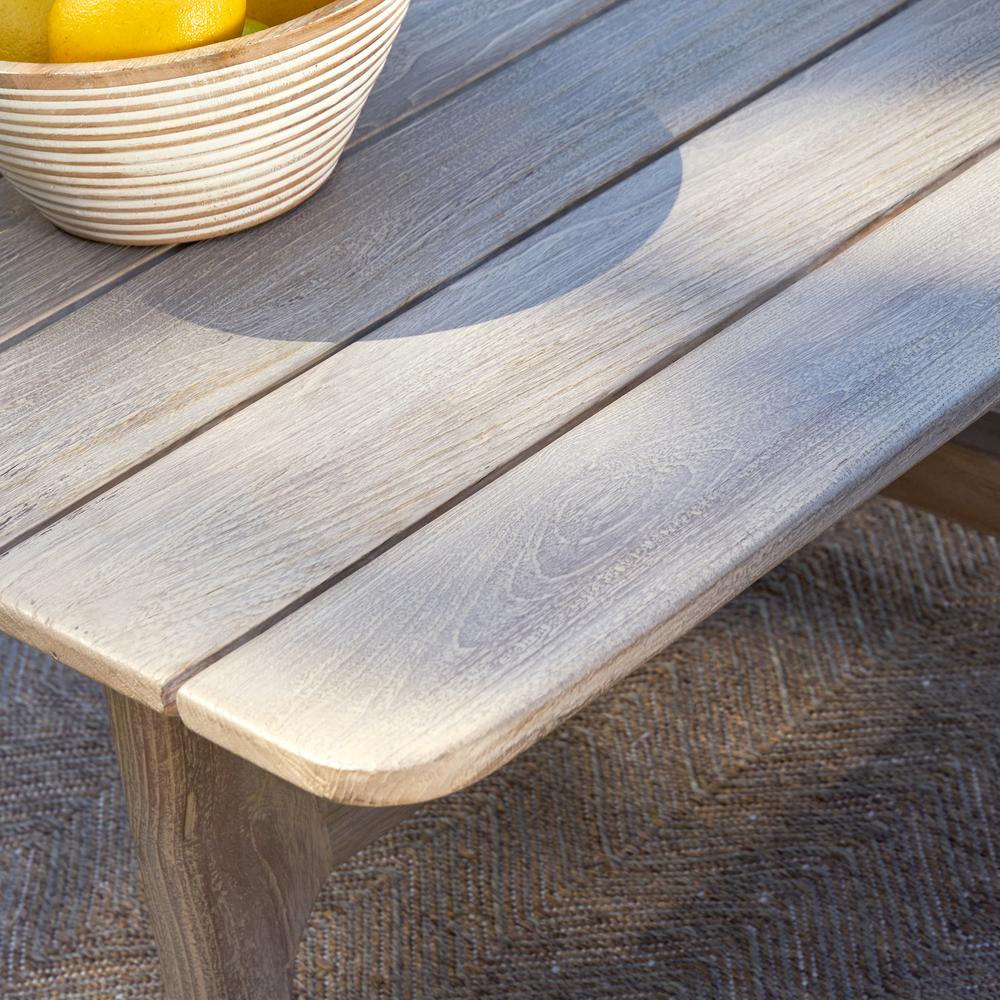 Dawn 55" Outdoor Coffee Table Gray