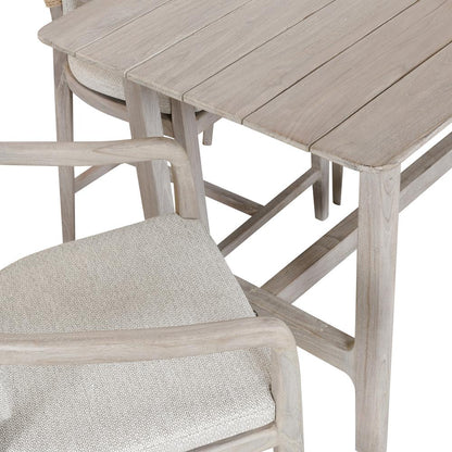 Dawn 67" Outdoor Counter Table Gray