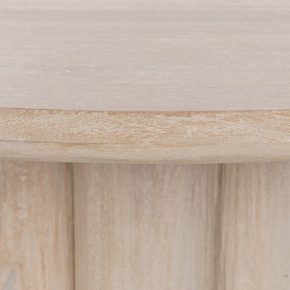 Beau 60" Mango Wood Round Dining Table