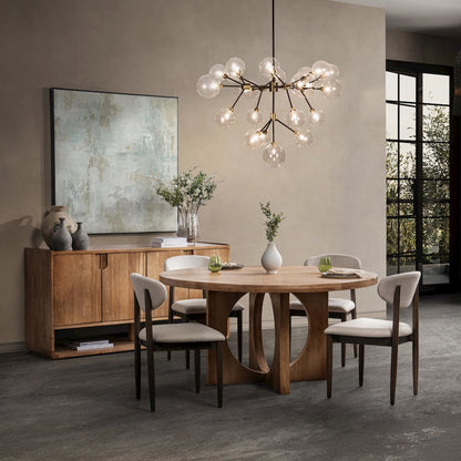 Laguna Mango Wood Round Dining Table
