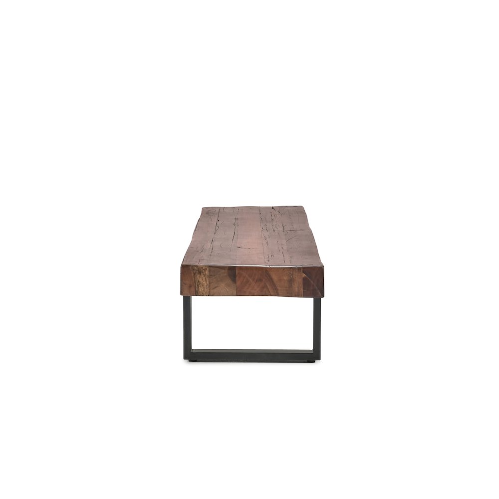 Duarte 74" Accent Bench Rustic Brown