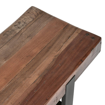 Duarte 74" Accent Bench Rustic Brown