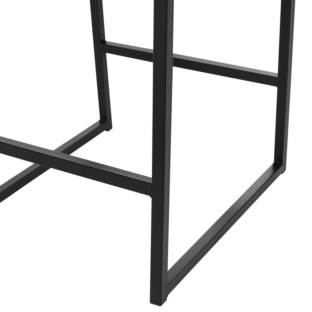 Seville Counter Stool 26" by Kosas Home Cognac, Black Base