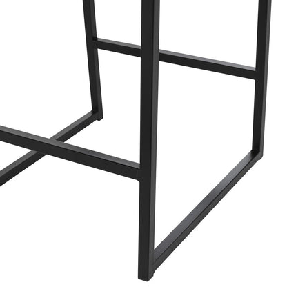 Seville Counter Stool 26" by Kosas Home Cognac, Black Base