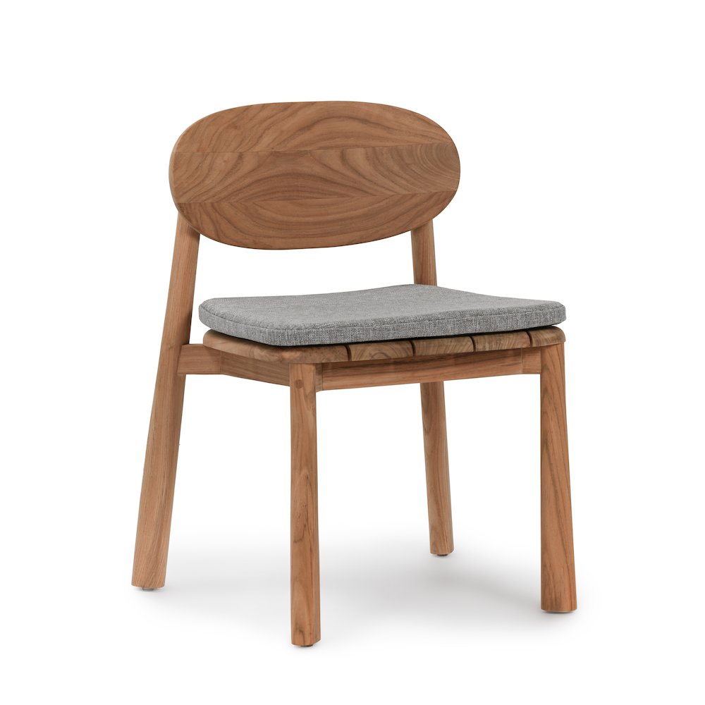 Aston Natural Teak Wood Outdoor Dining Chair