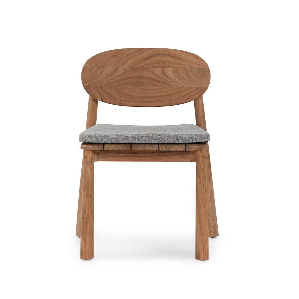 Aston Natural Teak Wood Outdoor Dining Chair