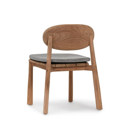 Aston Natural Teak Wood Outdoor Dining Chair