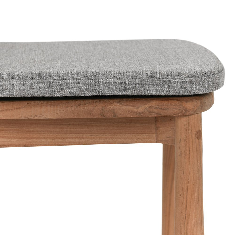 Aston Natural Teak Wood Outdoor Dining Chair
