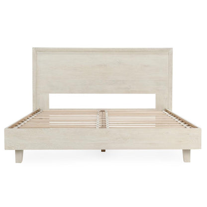 Reece Mango Wood California King Bed in White