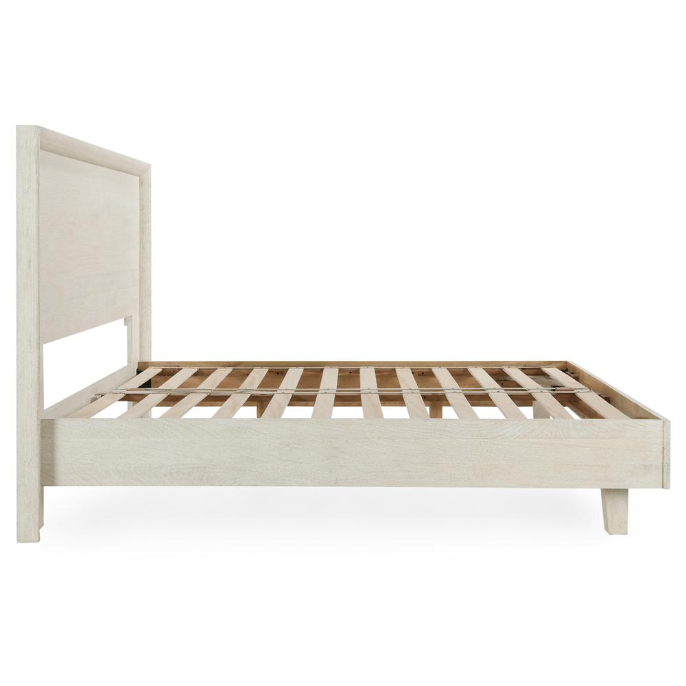 Reece Mango Wood California King Bed in White