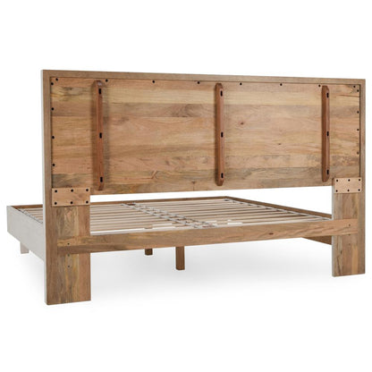 Reece Mango Wood California King Bed in White