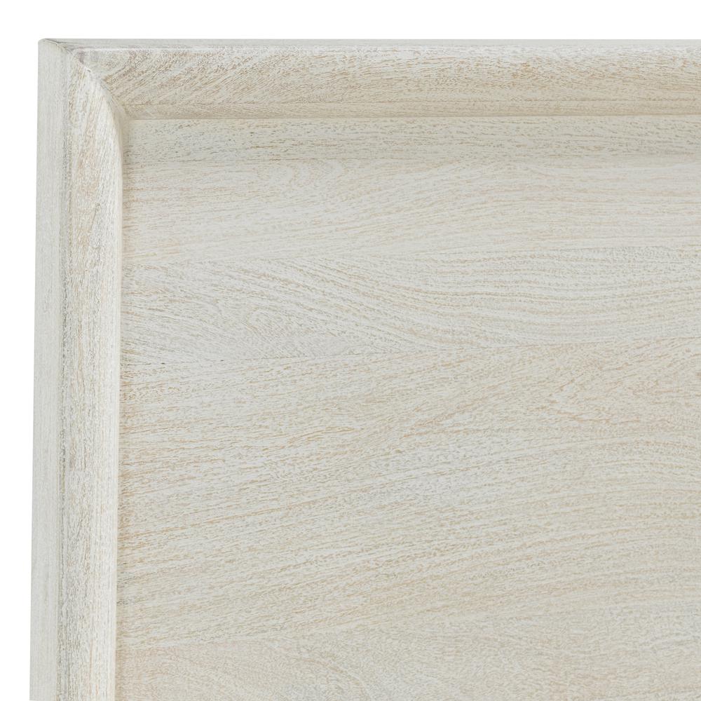 Reece Mango Wood California King Bed in White