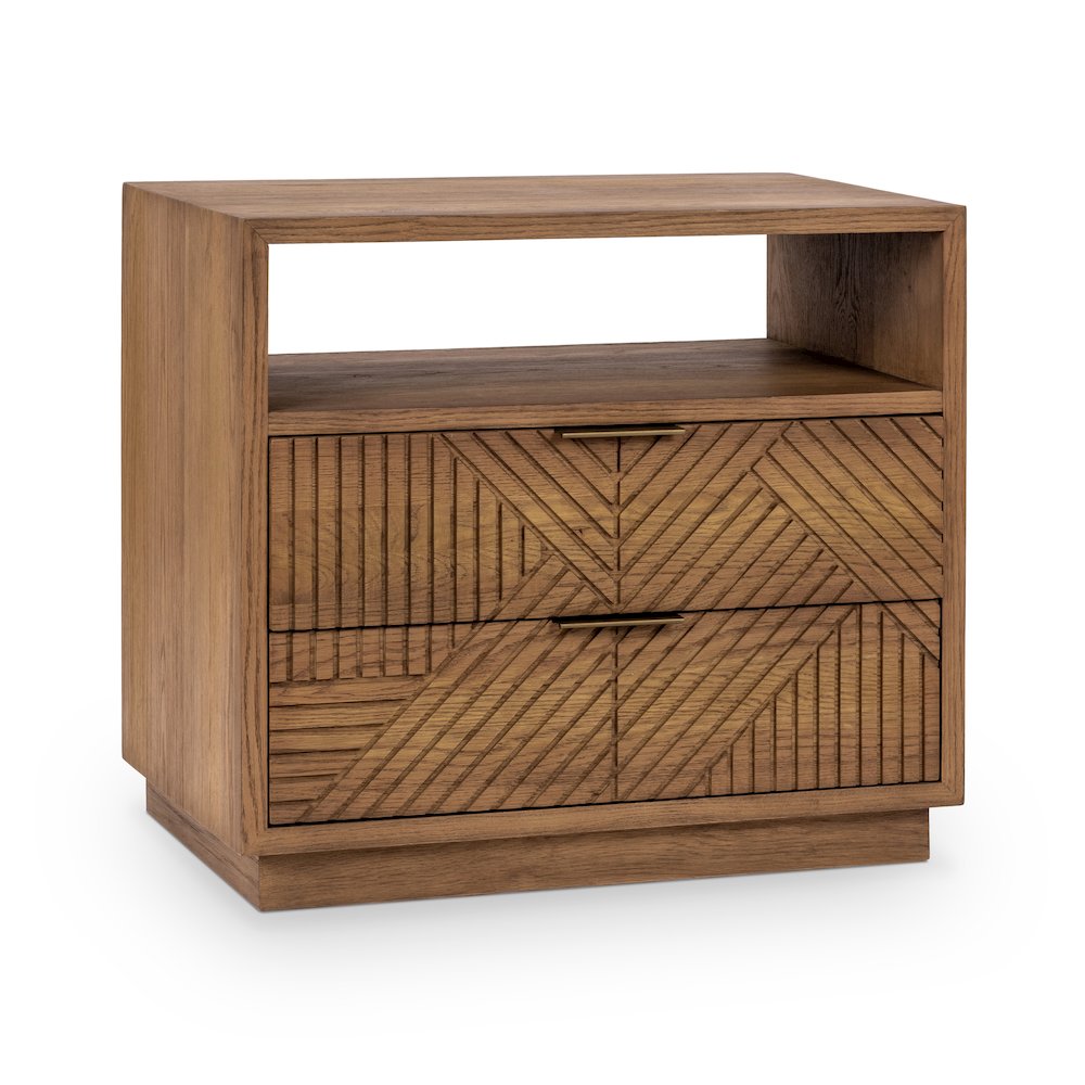 Santa Clara 2-Drawer Wood Night Stand