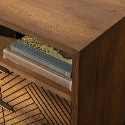 Santa Clara 2-Drawer Wood Night Stand