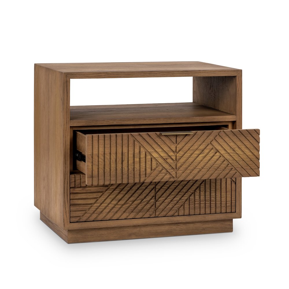 Santa Clara 2-Drawer Wood Night Stand