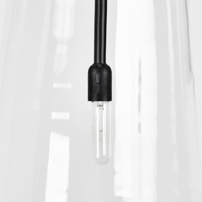 Jolee 1-Light Single Glass Pendant by Kosas Home