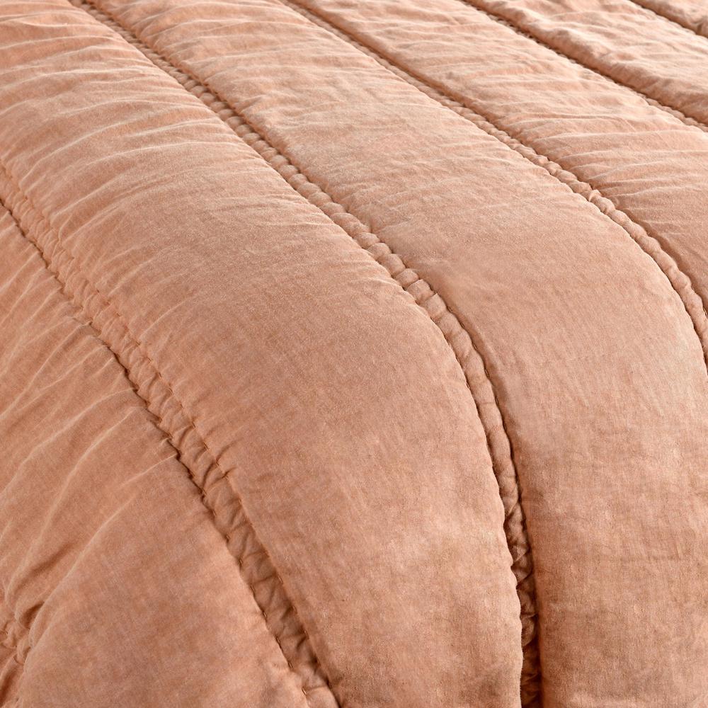Rowen 3-Piece Sustainable Fabric Clay King Quilt Set