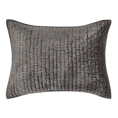 Dimitry 100% Rayon Velvet Desert Brown Standard Sham by Kosas Home