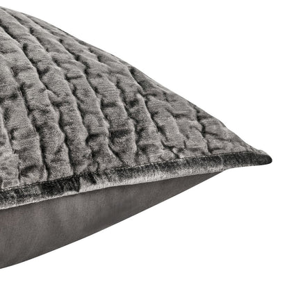 Dimitry 100% Rayon Velvet Desert Brown Standard Sham by Kosas Home