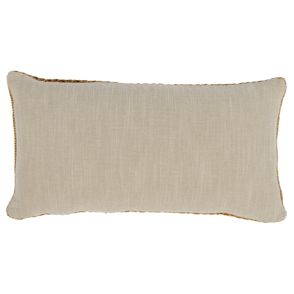 Nakeya Knitted 14"x 26" Throw Pillow, Honey