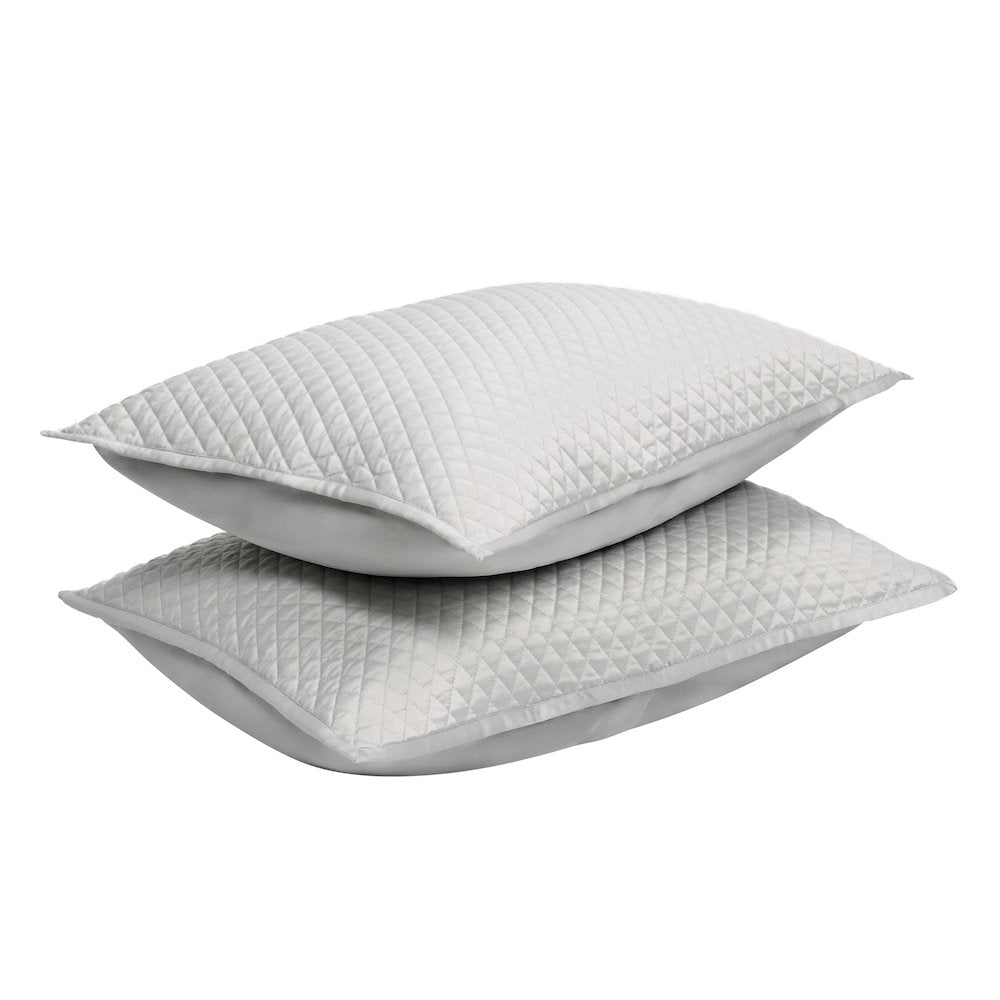 Winthrop 100% Sateen Silver Standard Sham by Kosas Home