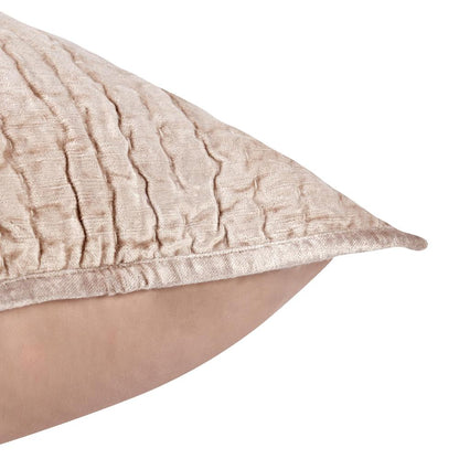 Dimitry 100% Rayon Velvet Bliss Pink Standard  Sham by Kosas Home