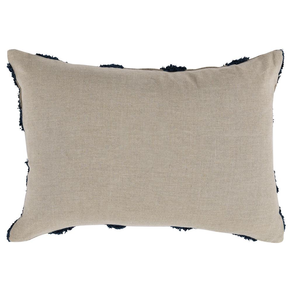 Evangeline 100% Linen 14"x 20" Throw Pillow in Blue by Kosas Home