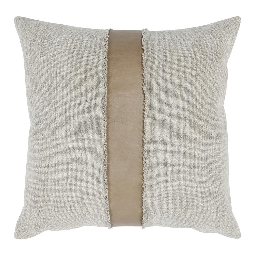 Steam 26" Throw Pillow in Natural by Kosas Home