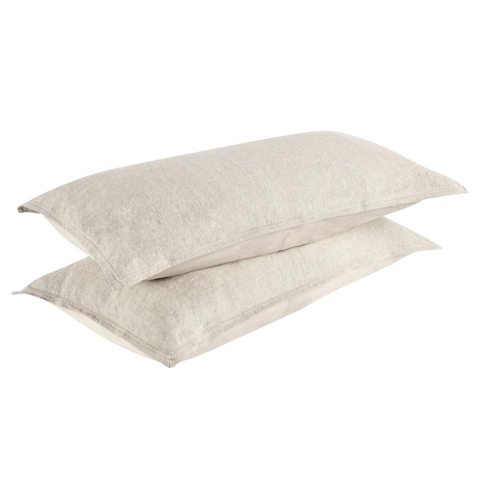 Talia Cotton Linen Blend Natural King Sham