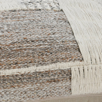 Farah 14"x26" Cotton Linen Blend Throw Pillow, Natural