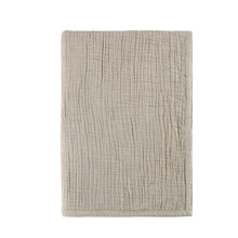 TC Cotton Linen Blend Beige 50"x70" Throw Blanket Blanket
