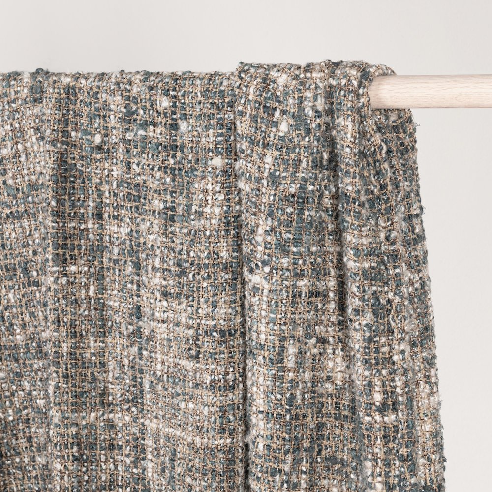 TC Recycled Cotton Blend Blue 50"x70" Woven Throw Blanket Blanket