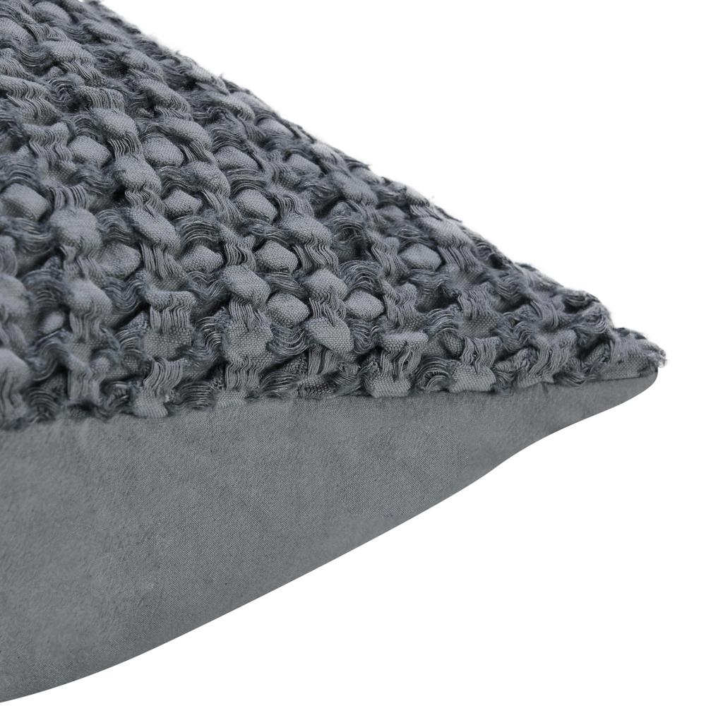 Colorman Cotton Linen Blend Fabric Marina Blue King Sham
