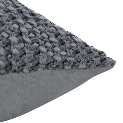 Colorman Cotton Linen Blend Fabric Marina Blue King Sham