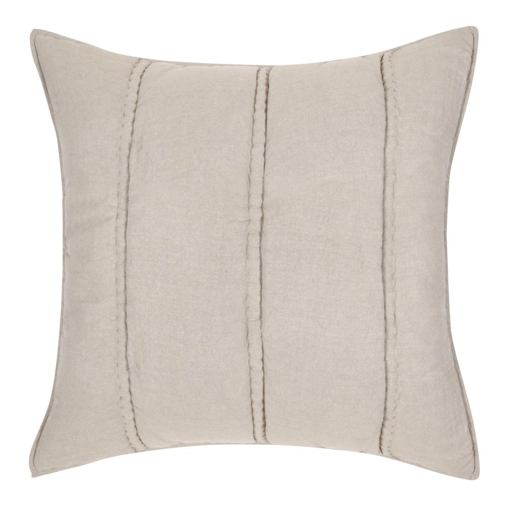 Rowen Sustainable Fabric Beige Euro Sham