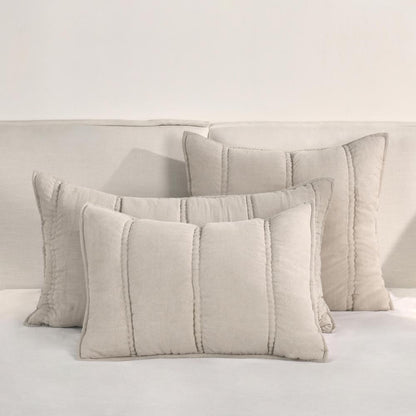 Rowen Sustainable Fabric Beige Euro Sham