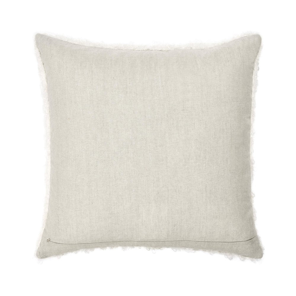 Carters 22" Fabric Ivory Throw Pillow