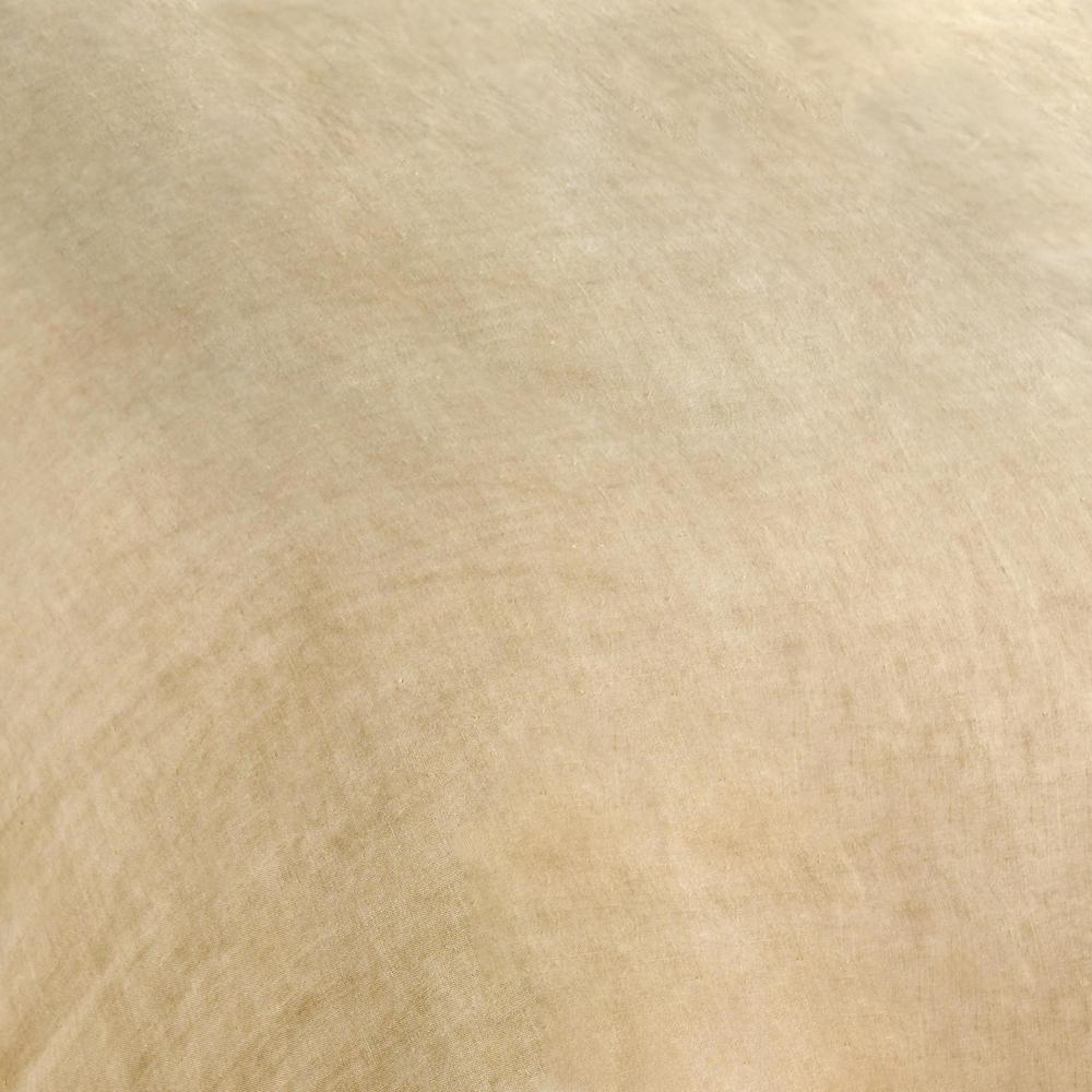Paloma Hemp Fabric Ochre Amber Queen Duvet Set