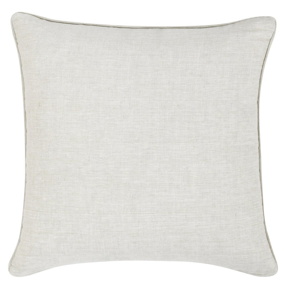 Lamia 22" Cotton Velvet Fabric Botanical Clay Throw Pillow